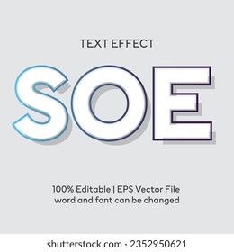 Editable Stroke text effect 3d text style effect mockup template
