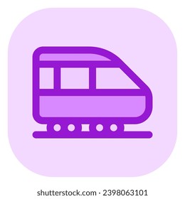Editable subway train vector icon. Vehicles, transportation, travel. Part of a big icon set family. Perfect for web and app interfaces, presentations, infographics, etc