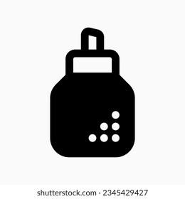 Editable sugar bottle vector icon. Cafe, coffee shop, restaurant, drink, beverages. Part of a big icon set family. Perfect for web and app interfaces, presentations, infographics, etc