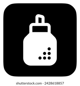 Editable sugar bottle vector icon. Cafe, coffee shop, restaurant, drink, beverages. Part of a big icon set family. Perfect for web and app interfaces, presentations, infographics, etc