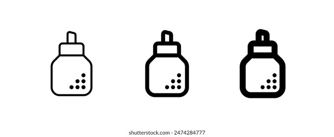 Editable sugar bottle vector icon. Cafe, coffee shop, restaurant, drink, beverages. Part of a big icon set family. Perfect for web and app interfaces, presentations, infographics, etc