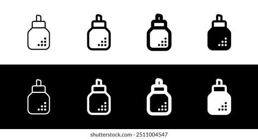 Editable sugar bottle vector icon. Cafe, coffee shop, restaurant, drink, beverages. Part of a big icon set family. Perfect for web and app interfaces, presentations, infographics, etc