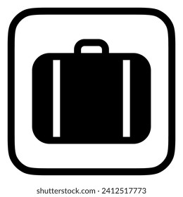 Editable suitcase vector icon. Part of a big icon set family. Perfect for web and app interfaces, presentations, infographics, etc