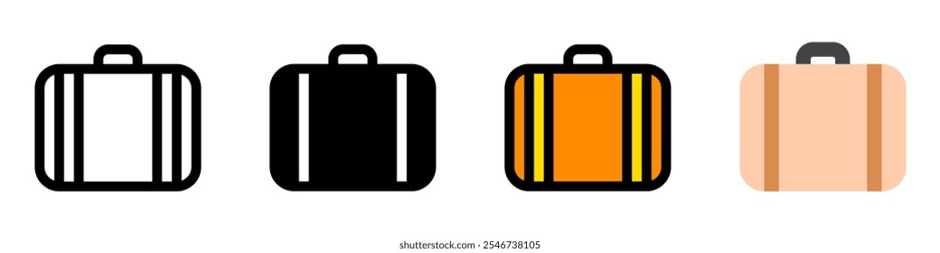 Editable suitcase vector icon. Part of a big icon set family. Perfect for web and app interfaces, presentations, infographics, etc