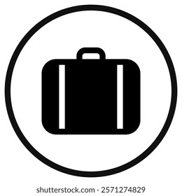 Editable suitcase vector icon. Part of a big icon set family. Perfect for web and app interfaces, presentations, infographics, etc