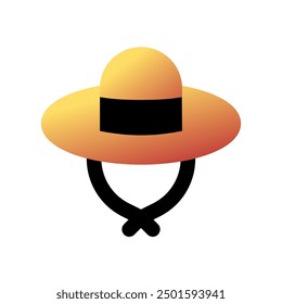 Editable sun hat vector icon. Part of a big icon set family. Perfect for web and app interfaces, presentations, infographics, etc