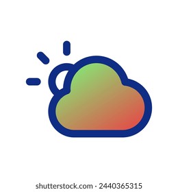 Editable sunny day vector icon. Part of a big icon set family. Perfect for web and app interfaces, presentations, infographics, etc