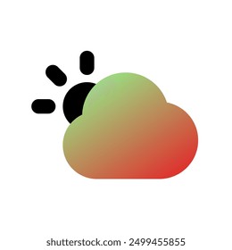 Icono de Vector de día soleado editable. Parte de una gran familia de iconos. Perfecto para interfaces de Web y App, presentaciones, infografías, etc