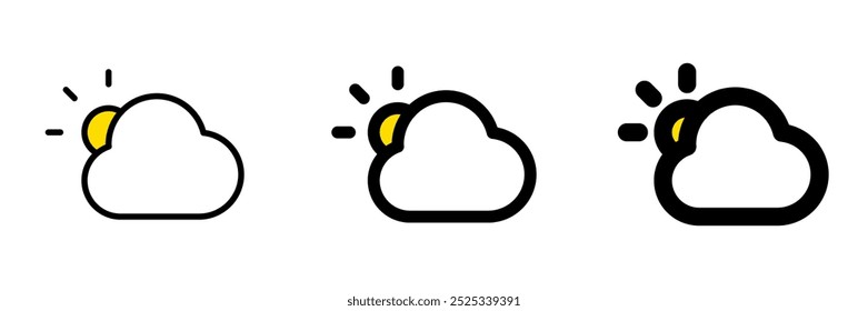 Editable sunny day vector icon. Part of a big icon set family. Perfect for web and app interfaces, presentations, infographics, etc