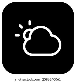 Editable sunny day vector icon. Part of a big icon set family. Perfect for web and app interfaces, presentations, infographics, etc