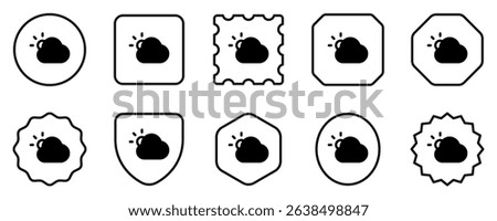 Editable sunny day vector icon. Part of a big icon set family. Perfect for web and app interfaces, presentations, infographics, etc