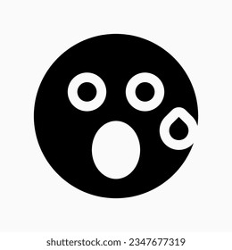 Editable suprised expression emoticon vector icon. Part of a big icon set family. Part of a big icon set family. Perfect for web and app interfaces, presentations, infographics, etc