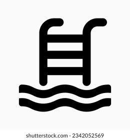 Editable swimming pool vector icon. Part of a big icon set family. Perfect for web and app interfaces, presentations, infographics, etc