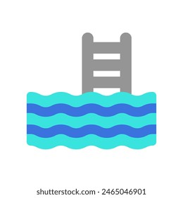 Editable swimming pool vector icon. Part of a big icon set family. Perfect for web and app interfaces, presentations, infographics, etc