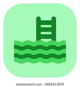 Editable swimming pool vector icon. Part of a big icon set family. Perfect for web and app interfaces, presentations, infographics, etc