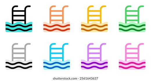 Editable swimming pool vector icon. Part of a big icon set family. Perfect for web and app interfaces, presentations, infographics, etc