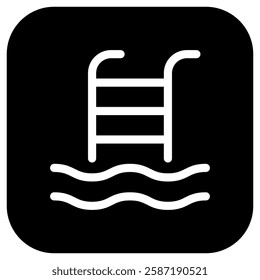 Editable swimming pool vector icon. Part of a big icon set family. Perfect for web and app interfaces, presentations, infographics, etc