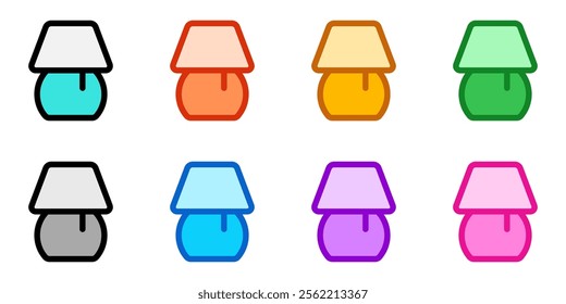 Editable table lamp, night lamp vector icon. Part of a big icon set family. Perfect for web and app interfaces, presentations, infographics, etc