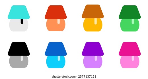 Editable table lamp, night lamp vector icon. Part of a big icon set family. Perfect for web and app interfaces, presentations, infographics, etc