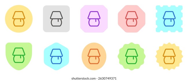 Editable table lamp, night lamp vector icon. Part of a big icon set family. Perfect for web and app interfaces, presentations, infographics, etc