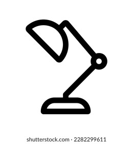 Editable table lamp vector icon. Part of a big icon set family. Perfect for web and app interfaces, presentations, infographics, etc