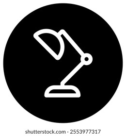 Editable table lamp vector icon. Part of a big icon set family. Perfect for web and app interfaces, presentations, infographics, etc