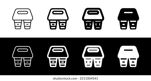 Ícone de vetor de café editável. Café, cafeteria, restaurante, bebida, bebidas. Parte de uma grande família de conjuntos de ícones. Perfeito para interfaces web e app, apresentações, infográficos, etc
