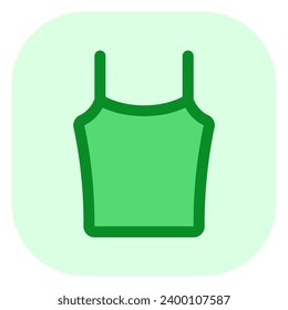 Editable tank top, spaghetti strap vector icon. Clothing, fashion, apparel. Part of a big icon set family. Perfect for web and app interfaces, presentations, infographics, etc