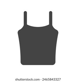 Editable tank top, spaghetti strap vector icon. Clothing, fashion, apparel. Part of a big icon set family. Perfect for web and app interfaces, presentations, infographics, etc