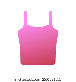 Editable tank top, spaghetti strap vector icon. Clothing, fashion, apparel. Part of a big icon set family. Perfect for web and app interfaces, presentations, infographics, etc