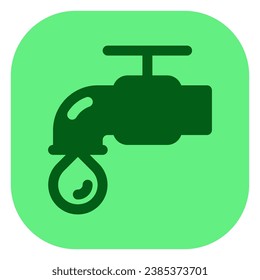 Editable tap water, faucet vector icon. Property, real estate, construction, mortgage, interiors. Part of a big icon set family. Perfect for web and app interfaces, presentations, infographics, etc
