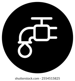Editable tap water, faucet vector icon. Property, real estate, construction, mortgage, interiors. Part of a big icon set family. Perfect for web and app interfaces, presentations, infographics, etc