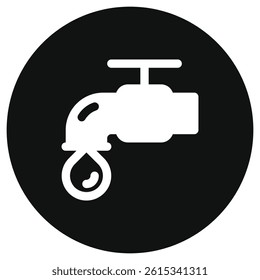 Editable tap water, faucet vector icon. Property, real estate, construction, mortgage, interiors. Part of a big icon set family. Perfect for web and app interfaces, presentations, infographics, etc