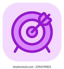 Editable target vector icon. Part of a big icon set family. Perfect for web and app interfaces, presentations, infographics, etc