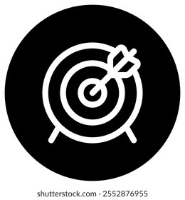 Editable target vector icon. Part of a big icon set family. Perfect for web and app interfaces, presentations, infographics, etc