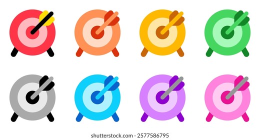 Editable target vector icon. Part of a big icon set family. Perfect for web and app interfaces, presentations, infographics, etc