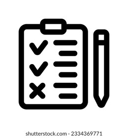 Editable task, checklist vector icon. Part of a big icon set family. Perfect for web and app interfaces, presentations, infographics, etc