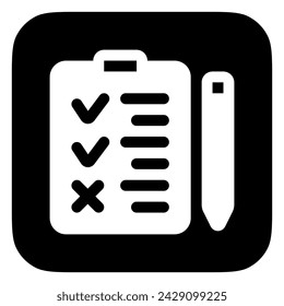 Editable task, checklist vector icon. Part of a big icon set family. Perfect for web and app interfaces, presentations, infographics, etc