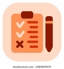 Editable task, checklist vector icon. Part of a big icon set family. Perfect for web and app interfaces, presentations, infographics, etc