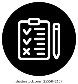 Editable task, checklist vector icon. Part of a big icon set family. Perfect for web and app interfaces, presentations, infographics, etc