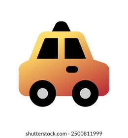 Bearbeitbares Taxi-Fahrerhaus, Vektorsymbol. Fahrzeuge, Transport, Reisen. Teil einer großen Ikone-Set-Familie. Perfekt für Web- und App-Schnittstellen, Präsentationen, Infografiken usw.