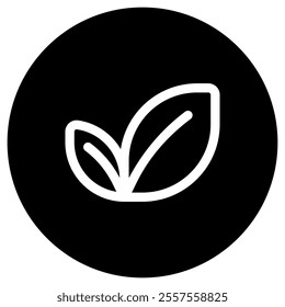 Editable tea leaves vector icon. Wellness, spa, relaxation. Part of a big icon set family. Perfect for web and app interfaces, presentations, infographics, etc