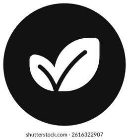 Editable tea leaves vector icon. Wellness, spa, relaxation. Part of a big icon set family. Perfect for web and app interfaces, presentations, infographics, etc
