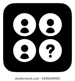 Editable team, available position, open, job vacancy, member vector icon. Business, work, office. Part of a big icon set family. Perfect for web and app interfaces, presentations, infographics, etc