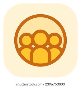 Editable team, union, organization, community vector icon. Part of a big icon set family. Perfect for web and app interfaces, presentations, infographics, etc