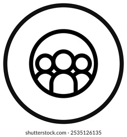 Editable team, union, organization, community vector icon. Part of a big icon set family. Perfect for web and app interfaces, presentations, infographics, etc