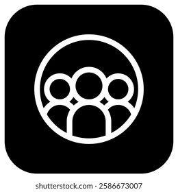 Editable team, union, organization, community vector icon. Part of a big icon set family. Perfect for web and app interfaces, presentations, infographics, etc