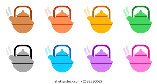 Editable teapot, kettle vector icon. Wellness, spa, relaxation. Part of a big icon set family. Perfect for web and app interfaces, presentations, infographics, etc