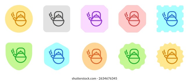Editable teapot, kettle vector icon. Wellness, spa, relaxation. Part of a big icon set family. Perfect for web and app interfaces, presentations, infographics, etc