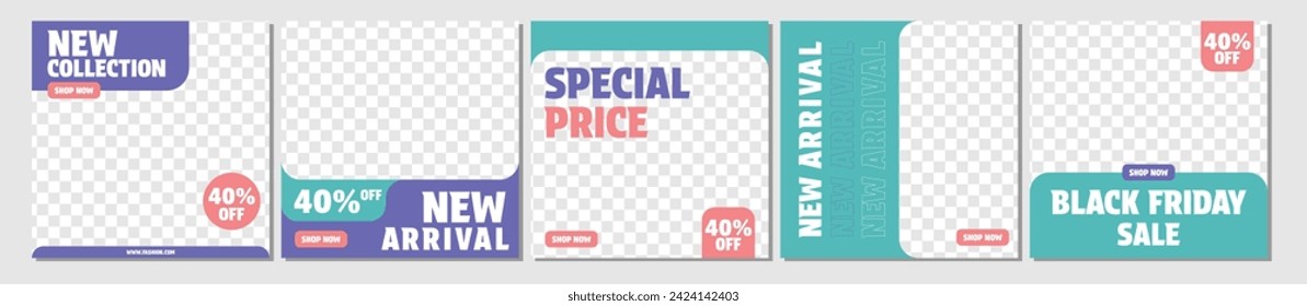 Editable template post for social media ads. Brand Identity Design